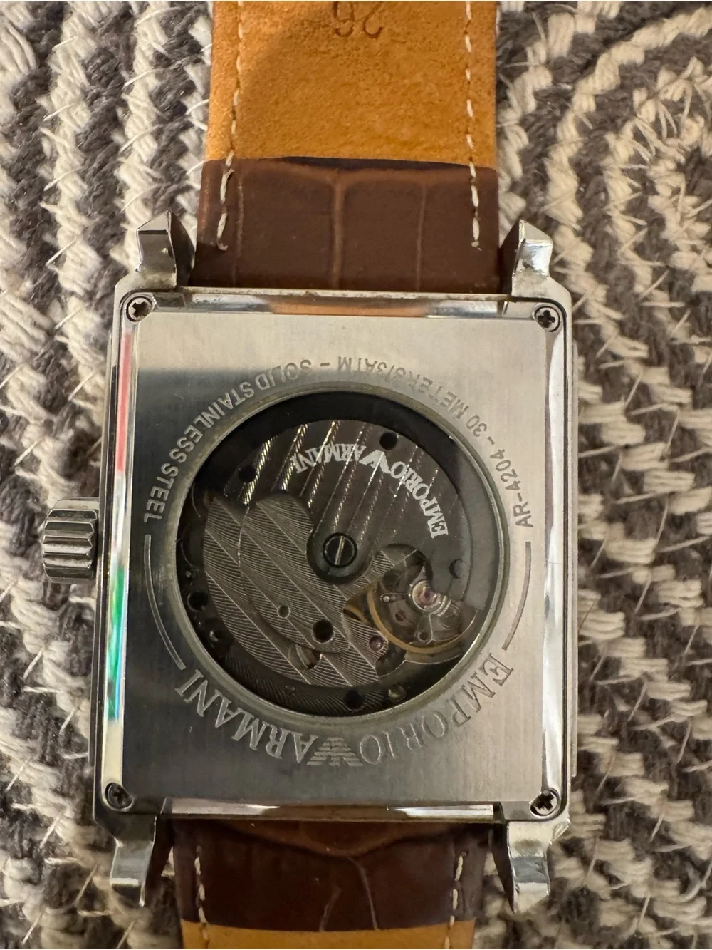 Emporio armani meccanico AR-4204 automatic running mov